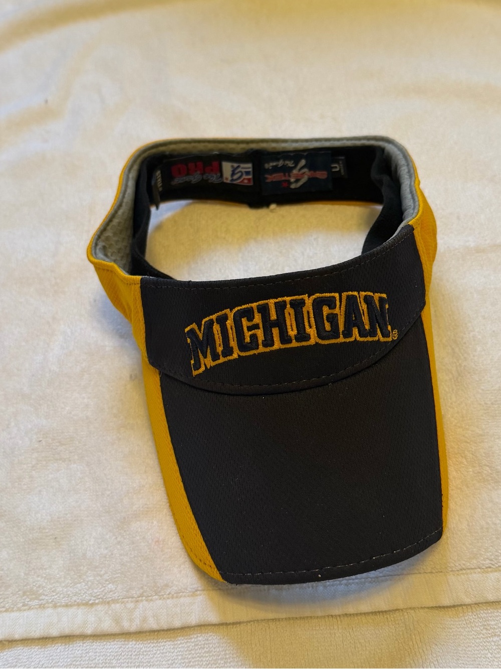The Game University of Michigan Navy & Gold Visor